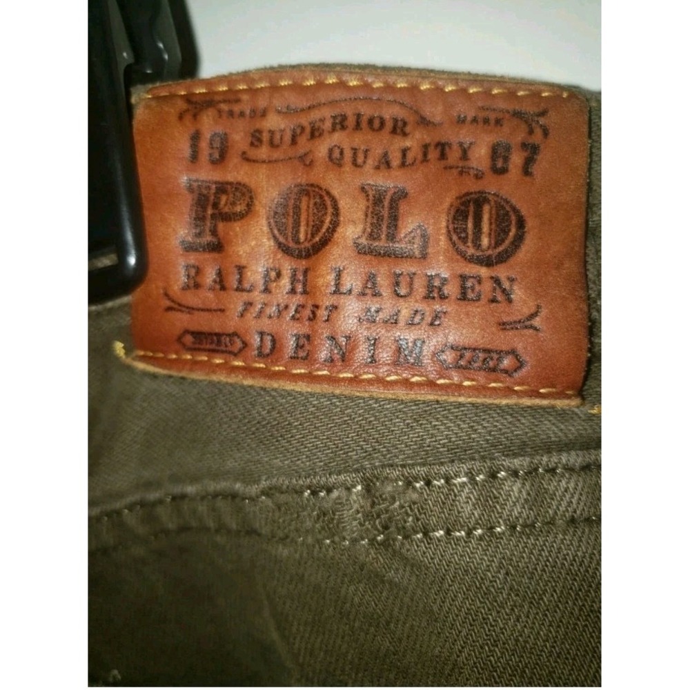 Polo Ralph Lauren Classic Jeans Men's Size 30X30 Button Fly Brown Denim - Picture 6 of 10